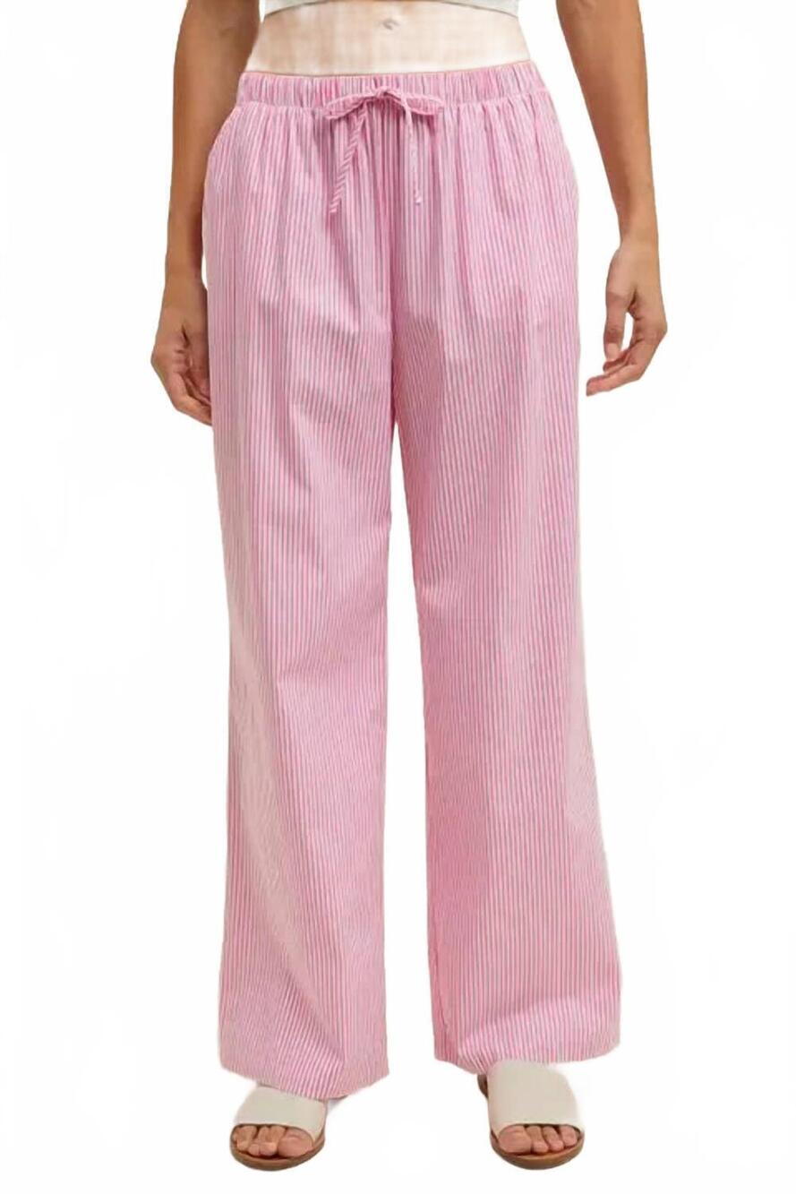 NEW WISHLIST hadley stripe pant in pink